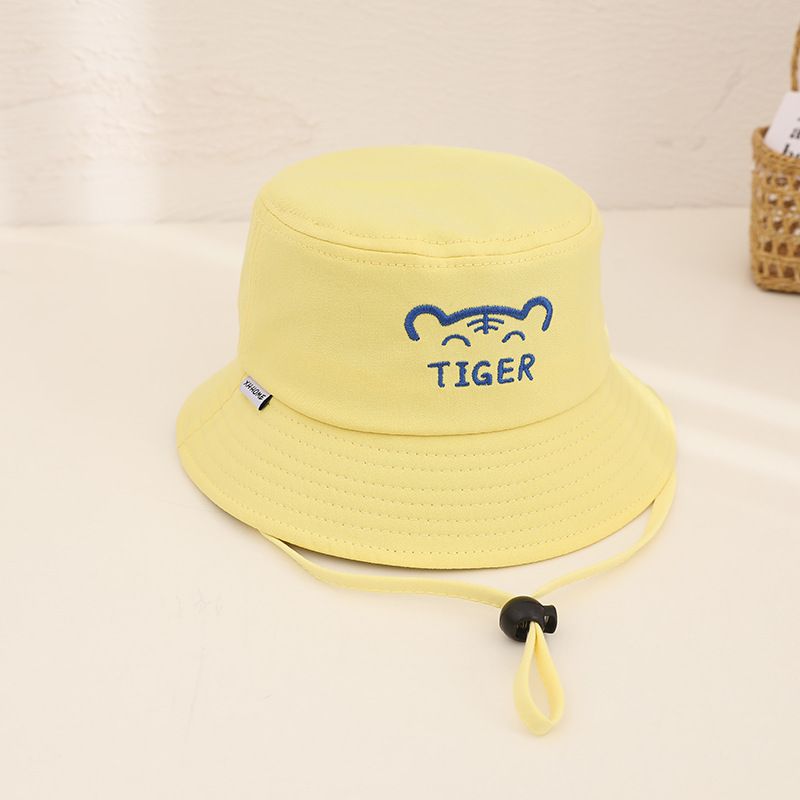 Barnebrodert Tiger Fishing Hat Basin Cap Solkrem Solhatt