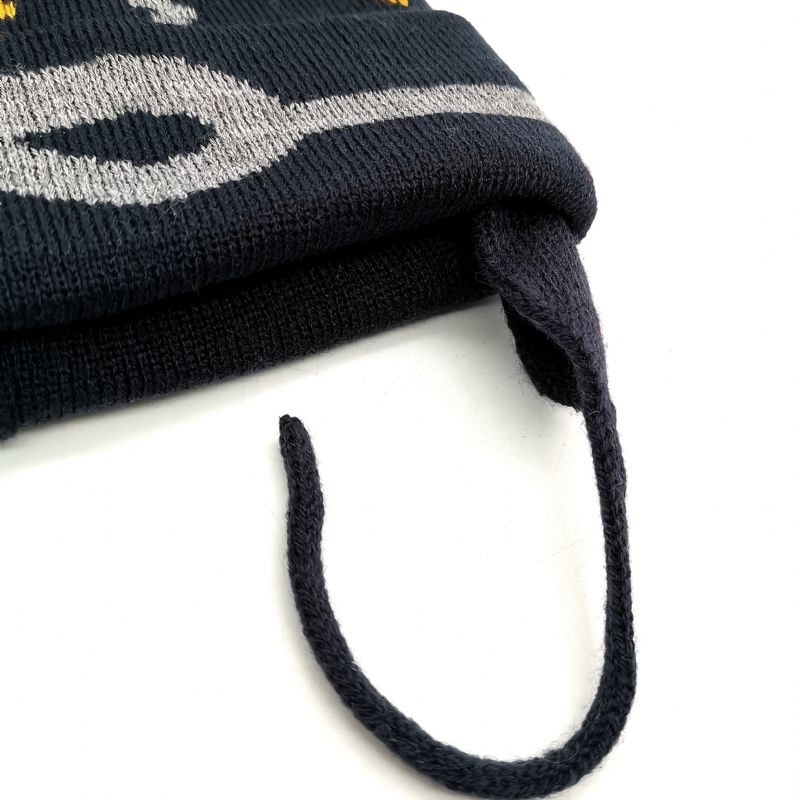 Høst Vinter Nye Barn Beanie Lue Strikket Lue Med Pom Pom