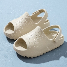 Sommer Småbarnssandaler Gutter Jenter Foam Beach Slides Candy Color Barn Lette Pustende Sandaler