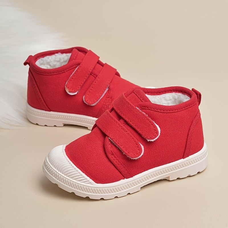 Baby Barn Jenter Booties Myksåle Anti-skli Velvet High Top Sko Til Vinter