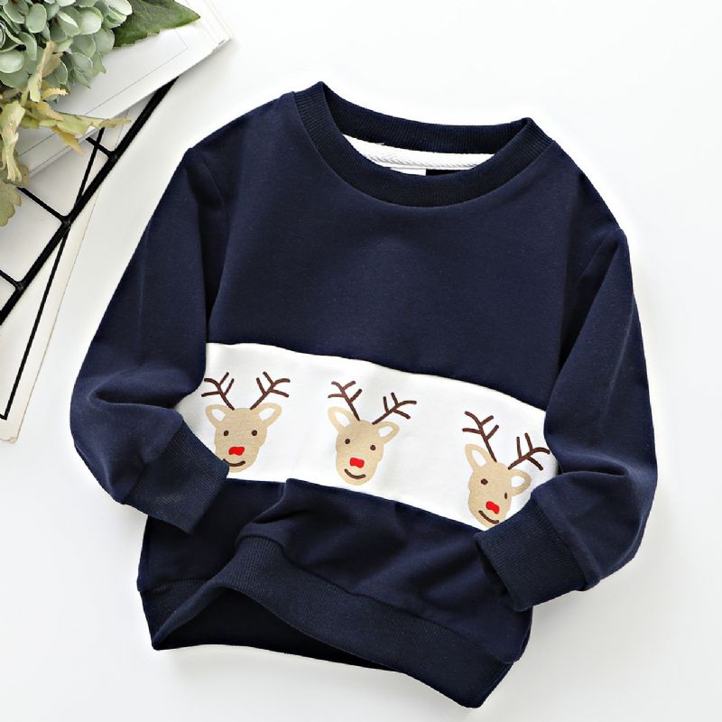 Gutter Christmas Elg Print Sweatshirt