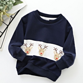 Gutter Christmas Elg Print Sweatshirt