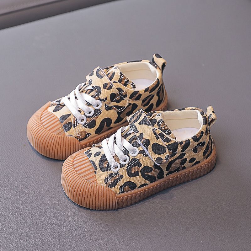 Guttens Leopard Borrelås Boots Støvler