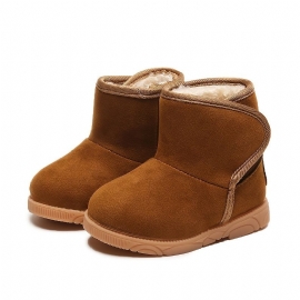 Jenter Casual Fleece Thermal Snow Boots Støvler High Top Myk Såle Plysj For Vinter