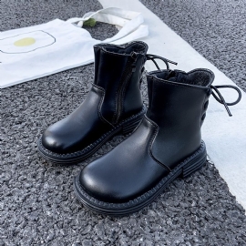 Jenter Elegant Vintage Martin Boots Støvler Platform Glidelås-støvler Til Vinteren