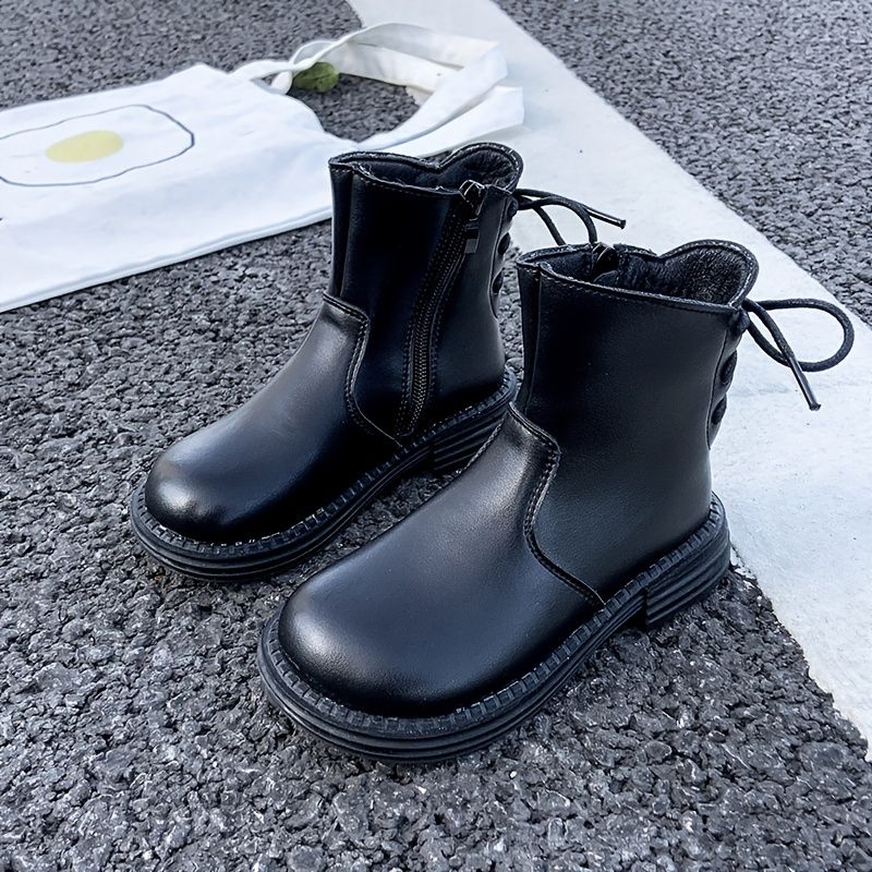 Jenter Elegant Vintage Martin Boots Støvler Platform Glidelås-støvler Til Vinteren