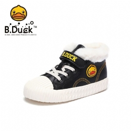 B.duck Baby Cartoon Joggesko Sklisikker Fleece Varm Vinter Skate Sko Gutter Jenter Barn Sko