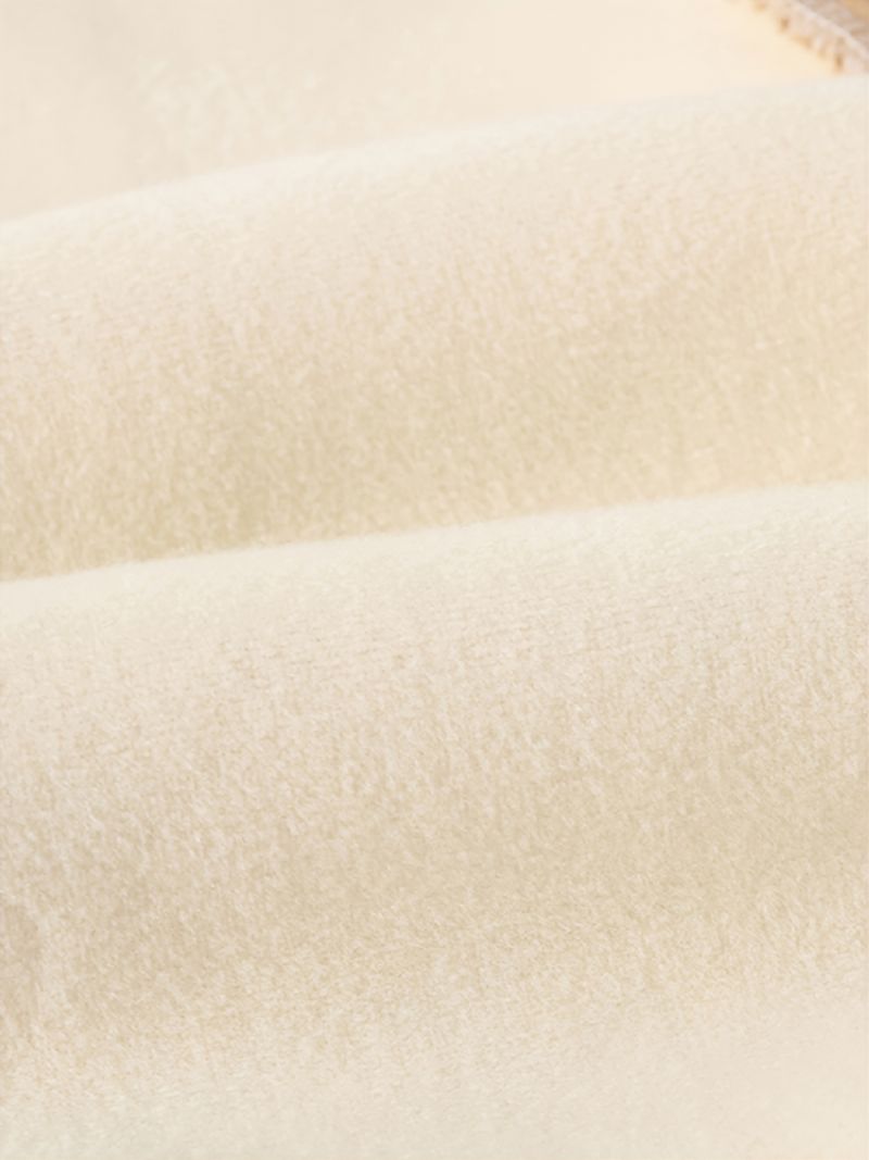 Gutter Casual Solid Fleece Termobukser Med Lomme Til Vinter