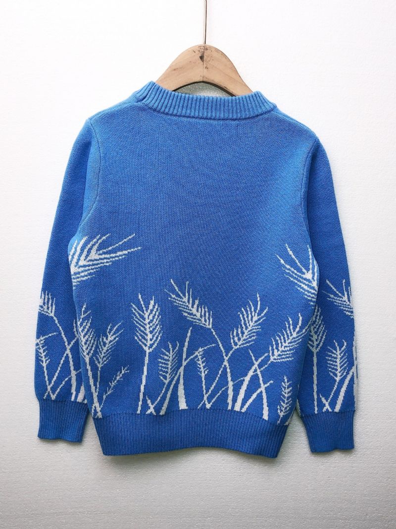 Guttens Wheat Ear Strikket Pullover Genser Barneklær