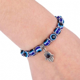 Funky Evil Eye Beaded Armbånd Chakra Flettede Mirakuløse Smykker Gaver For Kvinner Jenter Menn