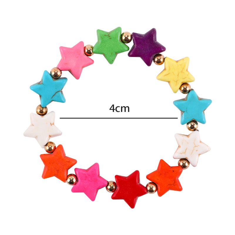 Makersland Jenter Colorful Star Butterfly Armbånd