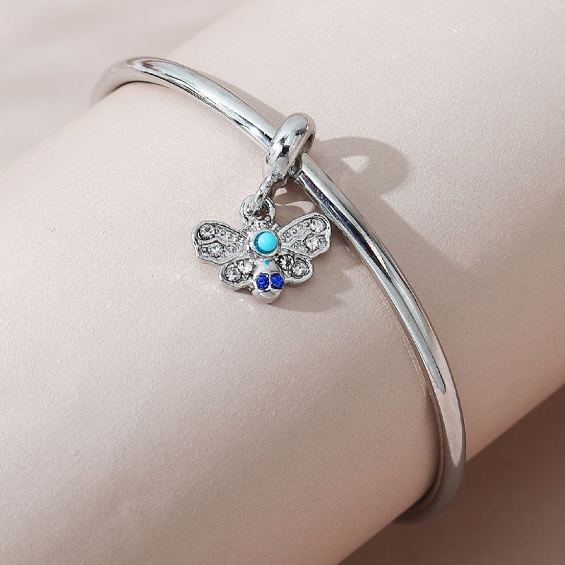 Rhinestone Butterfly Anheng Armbånd Charms Smykker Gaver Til Tenåringsjenter Datter Søster Beste Venn Vennskap Henne