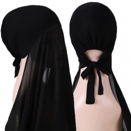 Chiffon Hijab Hodeskjerf Komfortabel Bandana Skjerf Hodeinnpakning For Kvinner Jenter Henne