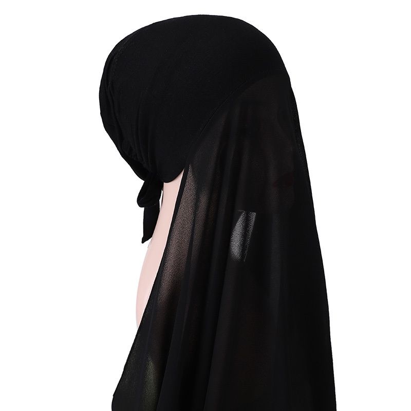 Chiffon Hijab Hodeskjerf Komfortabel Bandana Skjerf Hodeinnpakning For Kvinner Jenter Henne