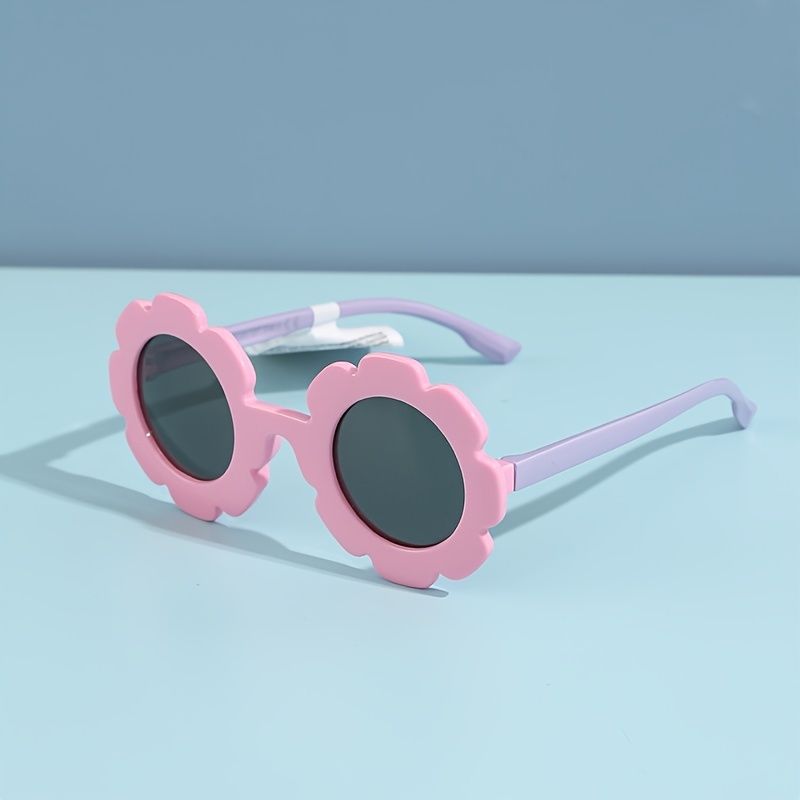 Barne Jenter Solbriller Uv-beskyttelse Blomsterformet Solskjermingsbriller