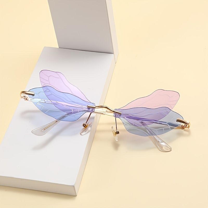 Jenter Dragonfly Rimless Solbriller