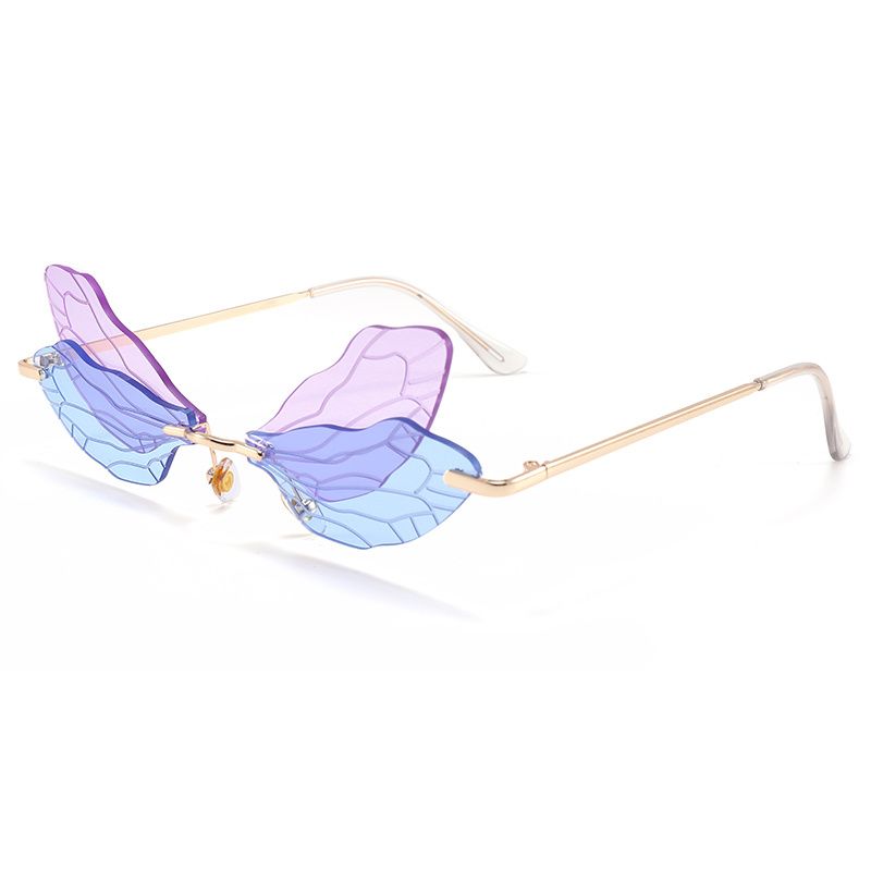 Jenter Dragonfly Rimless Solbriller