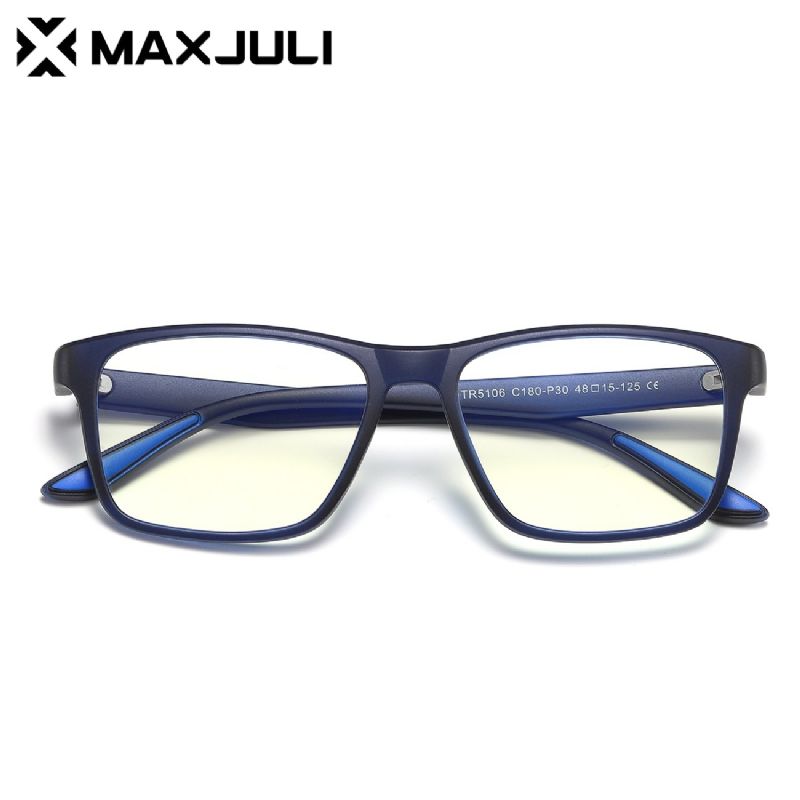 Maxjuli Barn Blue Light Blocking Glass - Anti Eyestrain - Computer Video Gaming Eyeglasses Flexible Frame Eye Glasses 6606 For Gutter Og Jenter