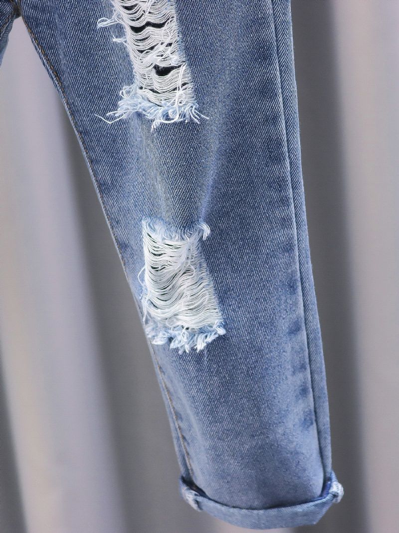 Guttens Distressed Destroyed Holes Denimbukser