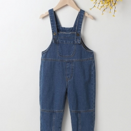 Gutteoverall Jeans For Høst Vinter Ny