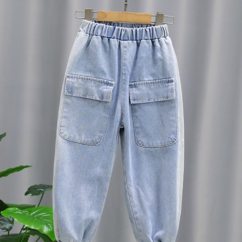 Gutter Loose Tie-in Casual Jeans Med Stor Lomme