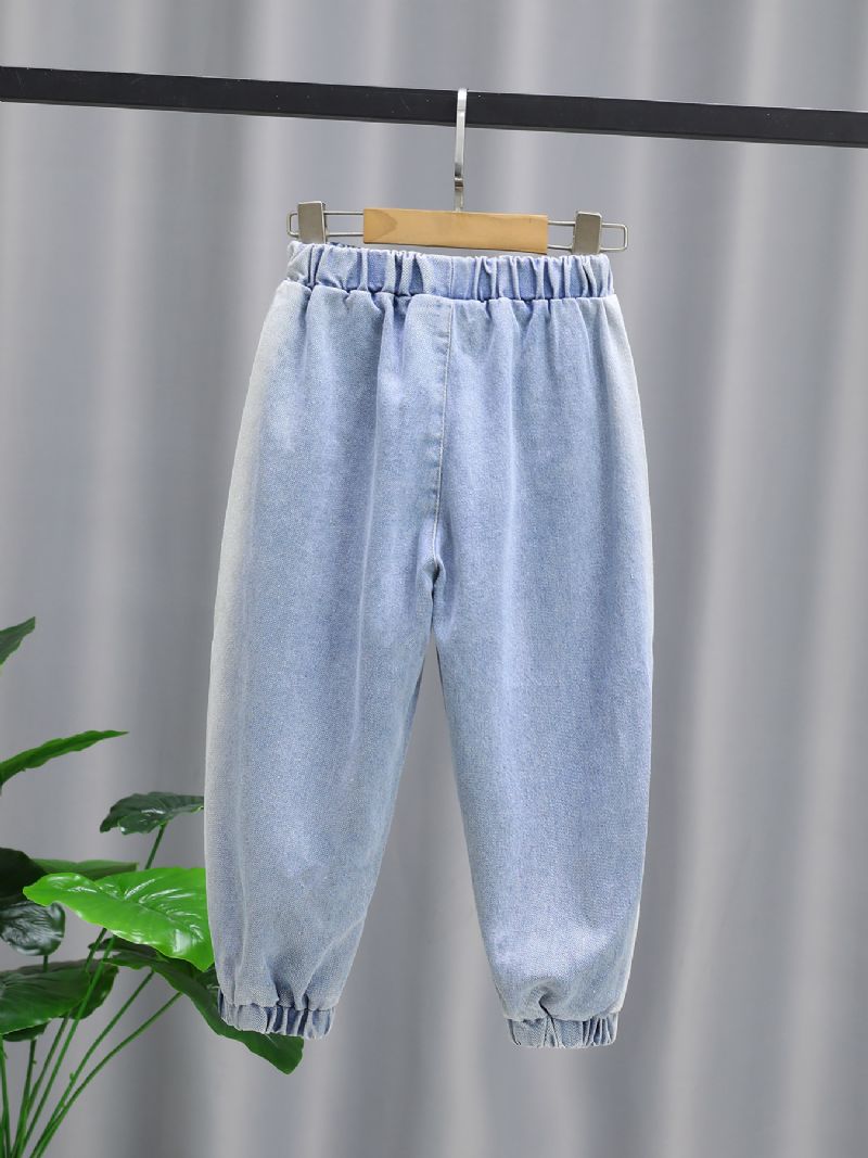 Gutter Loose Tie-in Casual Jeans Med Stor Lomme