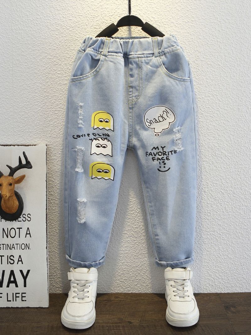 Gutter Ripped Denim Jeans