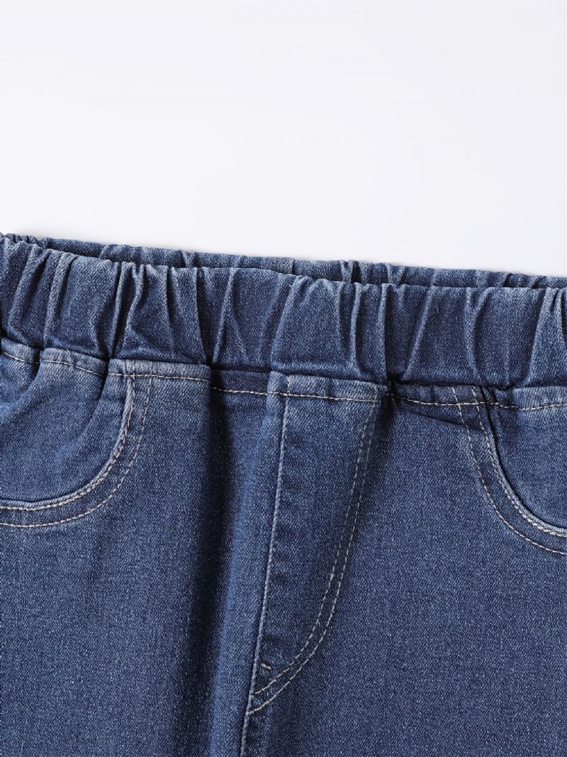 Jenter Enkel Mote Denimbukser Uformelle Jeans