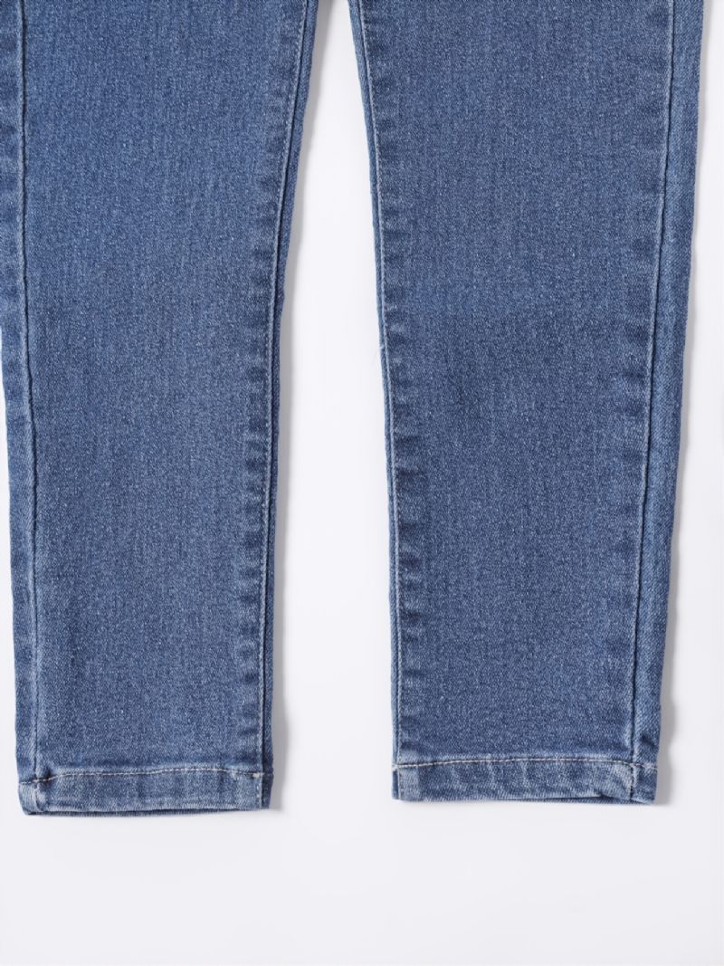 Jenter Enkel Mote Denimbukser Uformelle Jeans