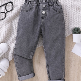 Jenter Mote Vasket Denim Jeans