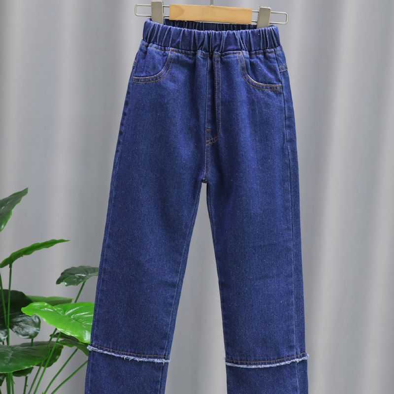 Jenter Sømmer Uformelle Jeans