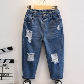 Rippede Jeans For Jenter