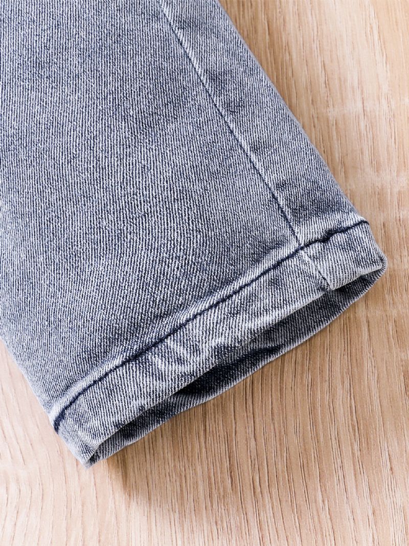 Solid Casual Jeans For Barn