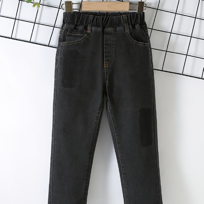 Stretch Jeans For Gutter Med Elastisk Linning Barneklær