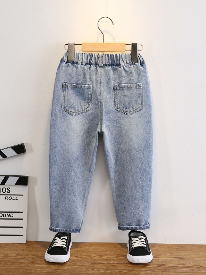 Toddler Gutter Ripped Tapered Jeans