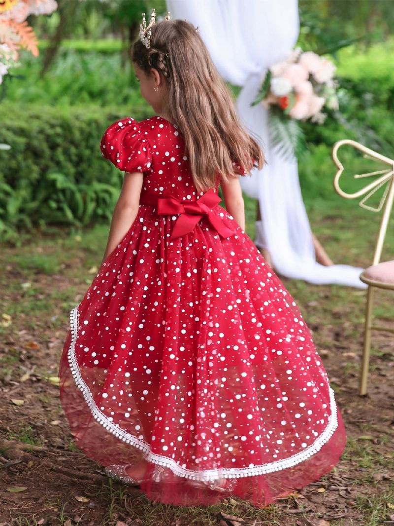 Flower Fluffy Princess Dress For Jenter