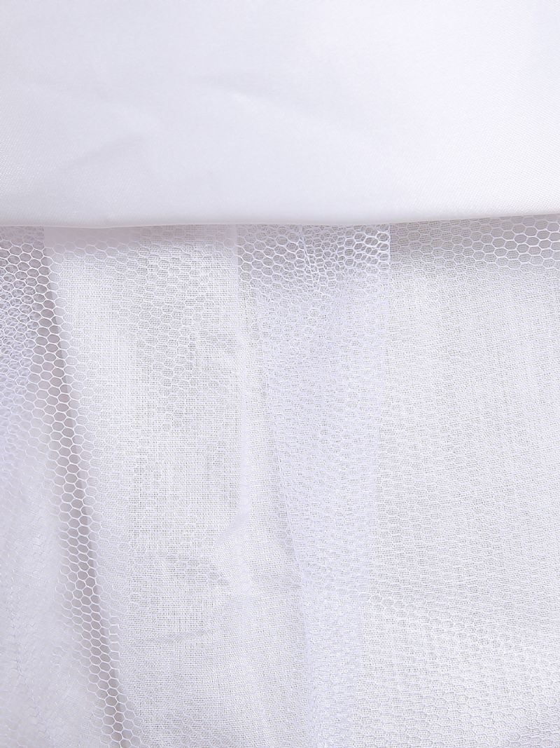 Jenter Elegant V-hals Puffermer Brodert Prinsessekjole Juleformelle Kjoler