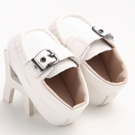 Baby Gutter Søte Casual Loafers Sko Med Spenne Lette Sklisikre Sko