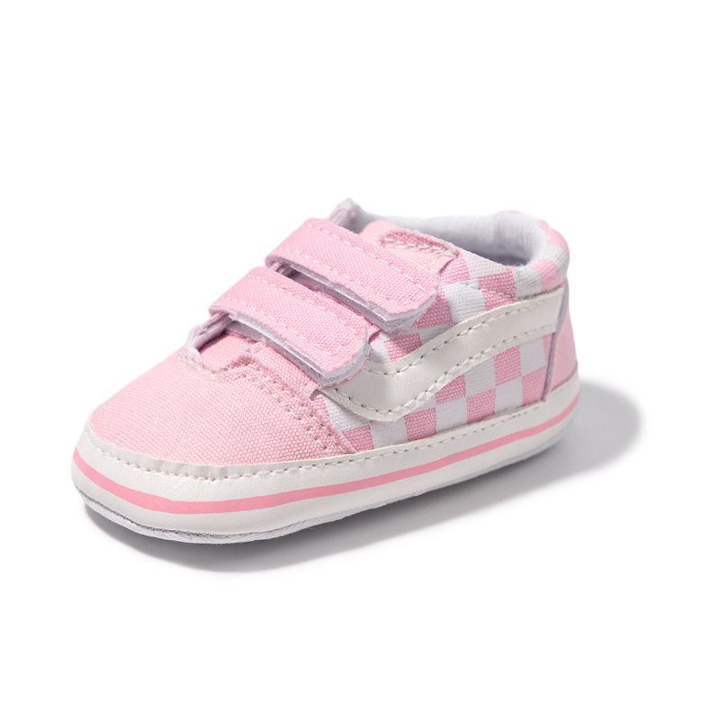 Baby Jenter Canvas Casual Sneakers Myksåle Anti-skli Prewalker Sko