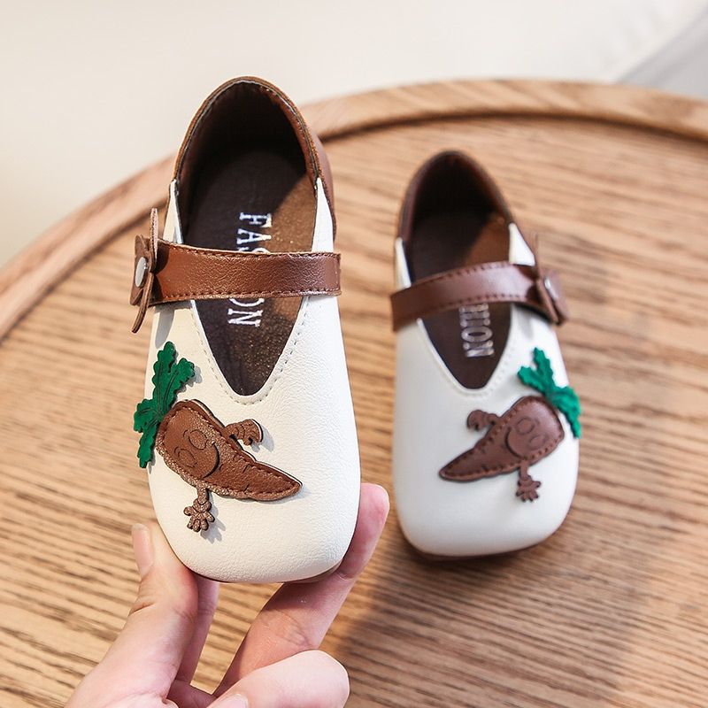 Girl's New Autumn Mary-jane Casual Leather Moccasins Shoes