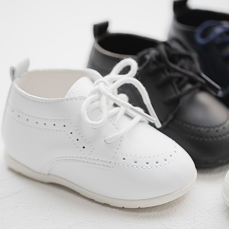 Småbarn Baby Gutter Jenter Casual Solid Pustende Lett Brogue Oxford Sko