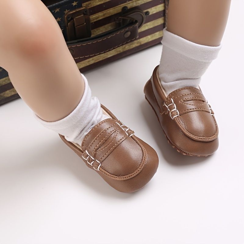 Uformelt Komfortable Penny Loafers First Walker Shoes For Baby Gutter Infant Toddler Newborn