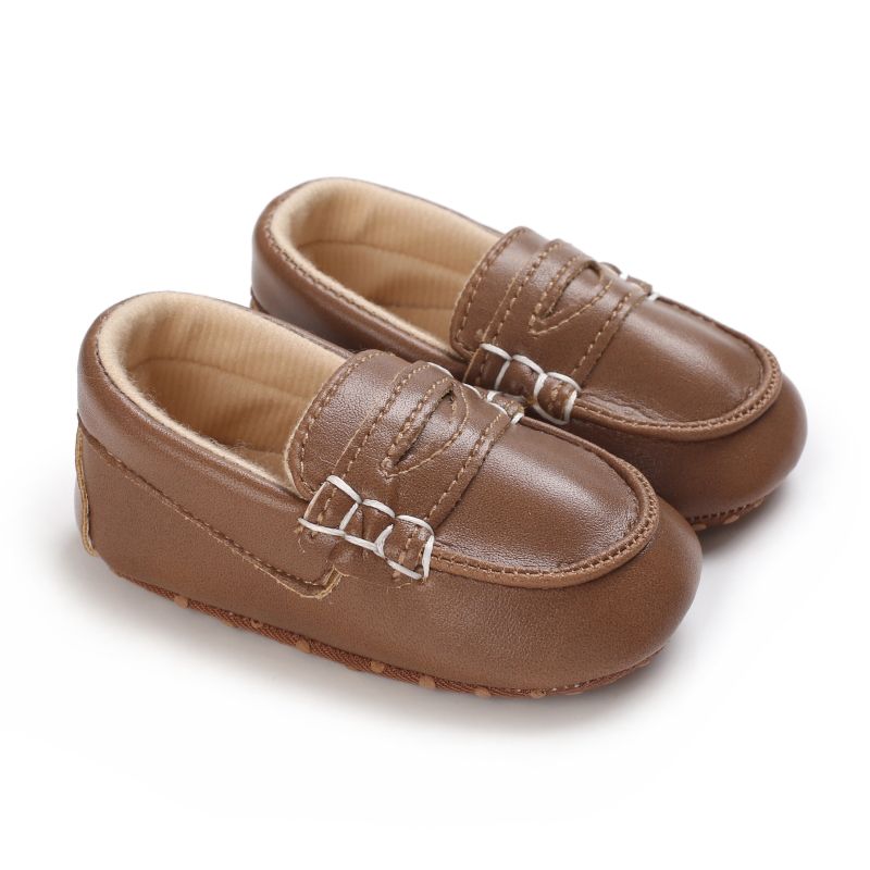 Uformelt Komfortable Penny Loafers First Walker Shoes For Baby Gutter Infant Toddler Newborn