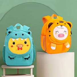 Barnehage Skolesekk Ny Animal Cross Dressing Bag Cartoon Søt Liten Middelklasse Vanntett Lett Ryggsekk For Barn