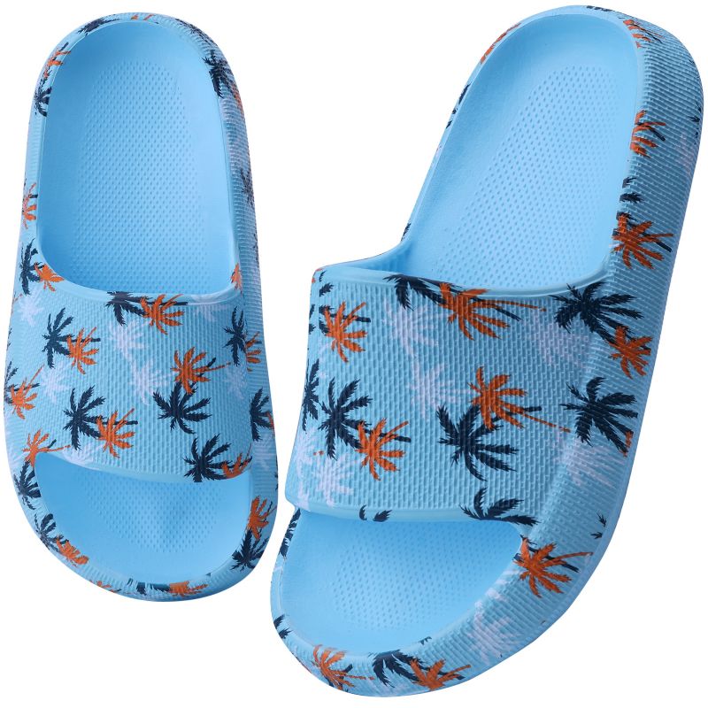 Sklisikre Tøfler For Barn Slides Med Maple Leaf Print