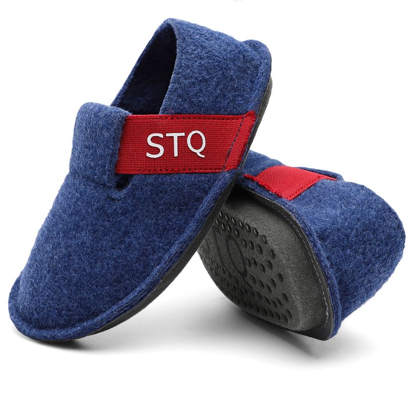 Unisex-barn Fuzzy Slippers Jenter Slip On House Sko For Småbarn Little Kid