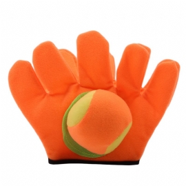 Barnehage Utendørs Sportsleker Magic Sticky Rake Ball Plysj Catch Hansker Sett Sucker Racket Kaste Lekesett