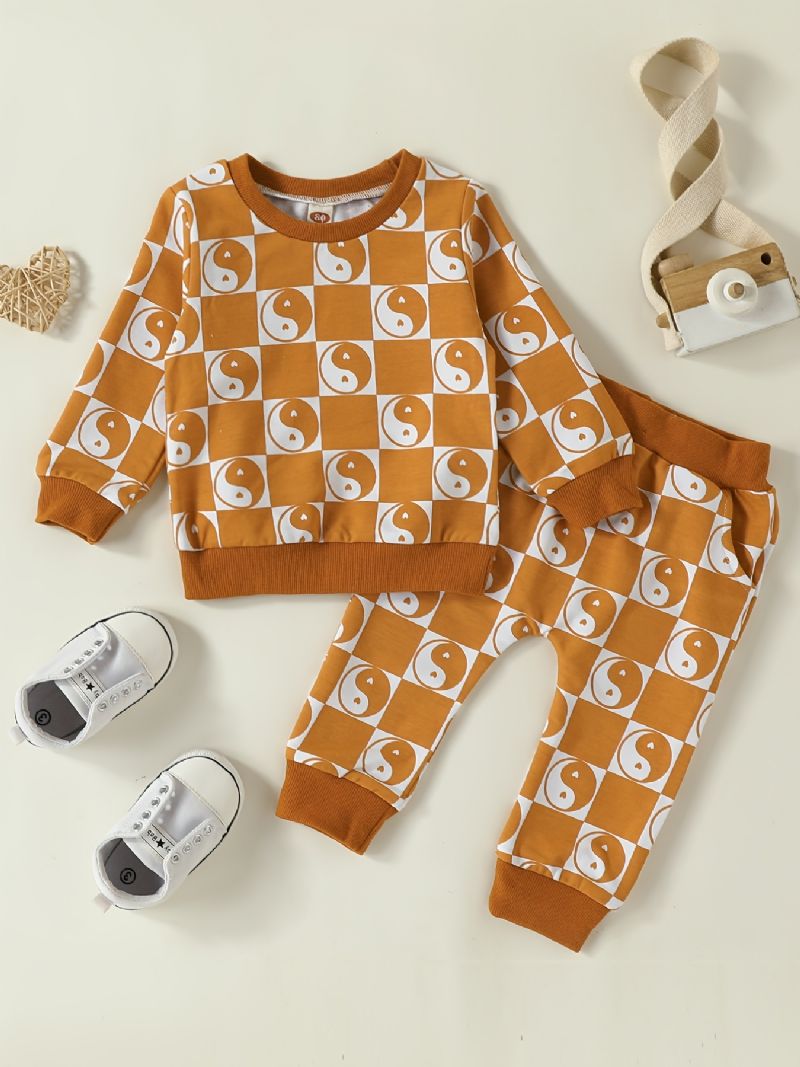 2 Stk Baby Gutter Full Printed Sweatshirt Set