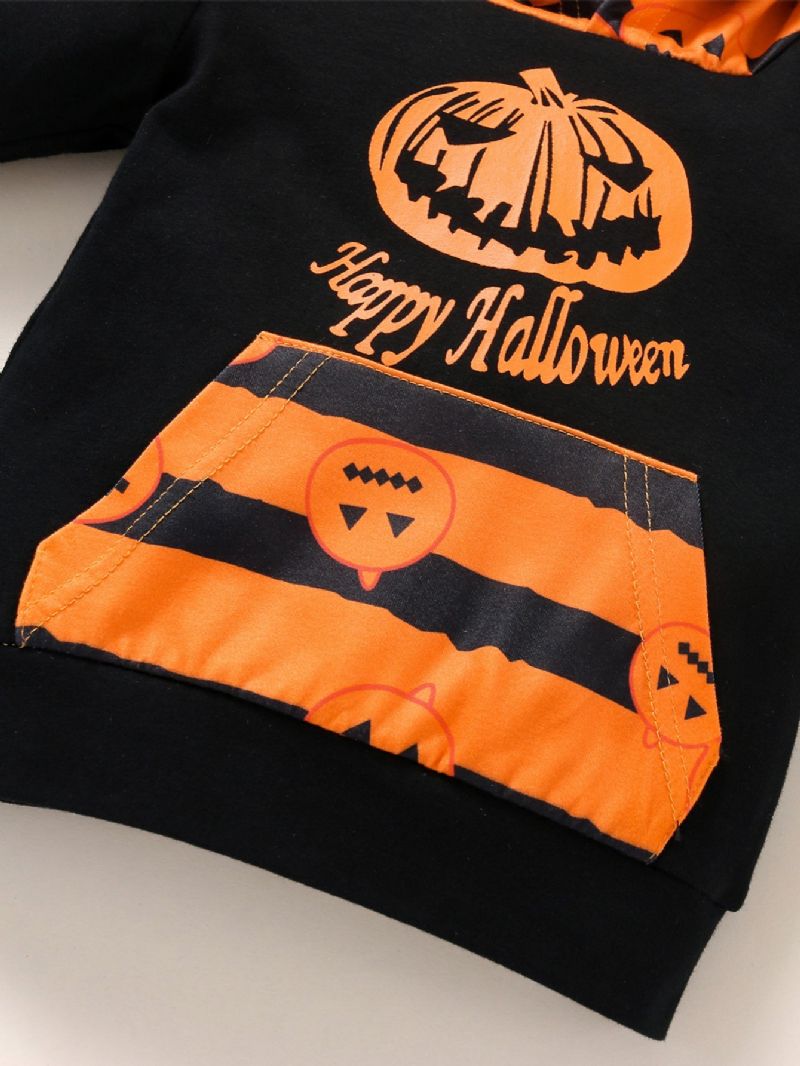 2 Stk Halloween Baby Gutter Full Print Hette Gensersett