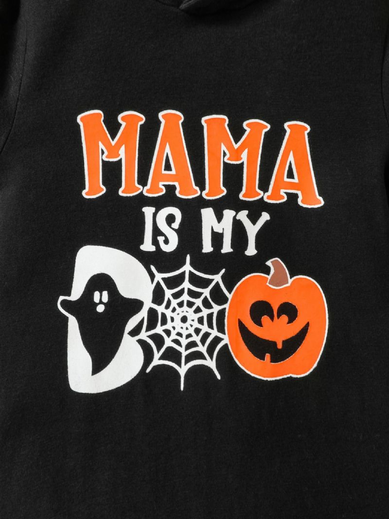 Baby Gutter Halloween Pumpkin Romper Jumpsuit Med Vinger